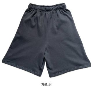 Korean-Made Bermuda Training Wide-Length Waist Pants