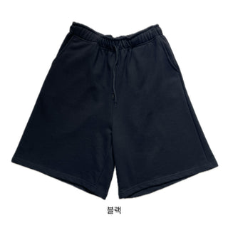 Korean-Made Bermuda Training Wide-Length Waist Pants