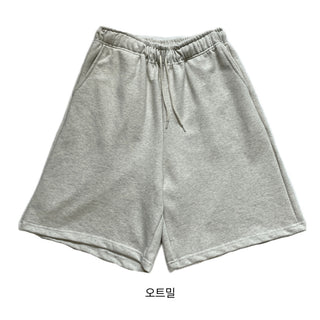 Korean-Made Bermuda Training Wide-Length Waist Pants