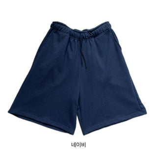 Korean-Made Bermuda Training Wide-Length Waist Pants