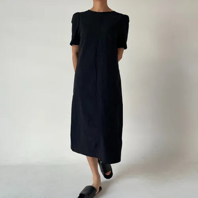 Anorak rustling long nylon dress