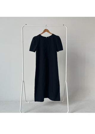 Anorak rustling long nylon dress