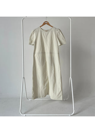 Anorak rustling long nylon dress