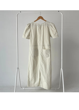 Anorak rustling long nylon dress