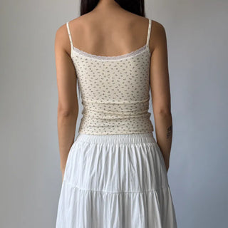 Flower Lace Bra Flower Inner Strap Sleeveless