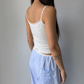 Flower Lace Bra Flower Inner Strap Sleeveless
