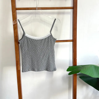 Flower Lace Bra Flower Inner Strap Sleeveless