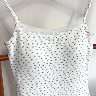 Flower Lace Bra Flower Inner Strap Sleeveless
