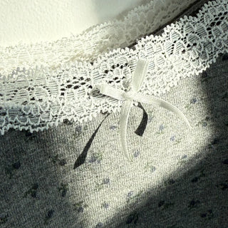 Flower Lace Bra Flower Inner Strap Sleeveless
