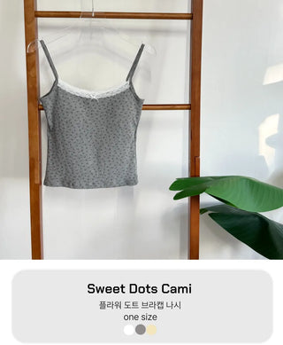 Flower Lace Bra Flower Inner Strap Sleeveless