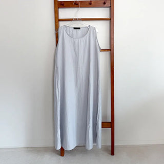 Sleeveless Crinkly Summer Long Dress for Wedding Guests