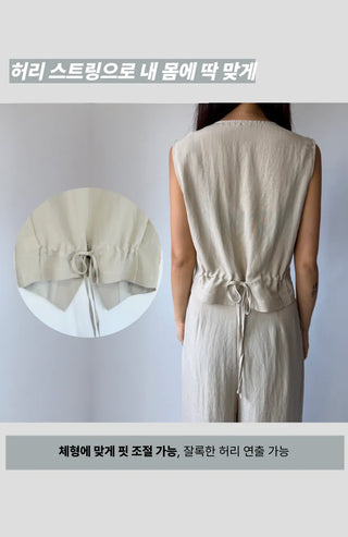 Matchable Summer Sleeveless Vest