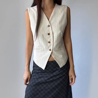 Wide Summer Beige Cooling Pants