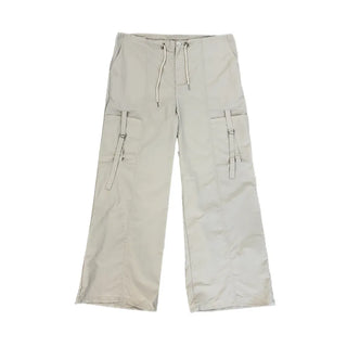 Rustling Wide Cargo Wide Parachute Straight Pants