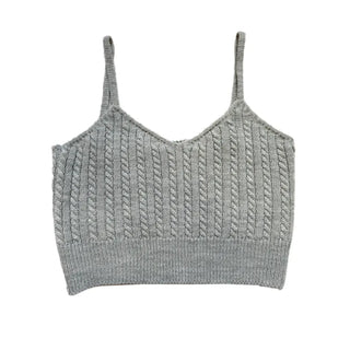 V-Neck Cable Knit Summer Layered Bustier Vest