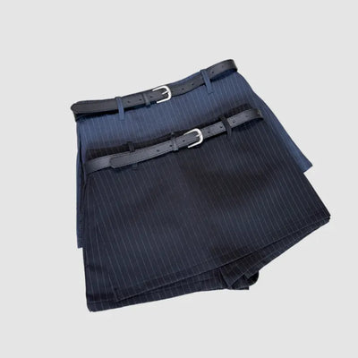 Skort Pinstripe Mini Skirt 3 Sizes