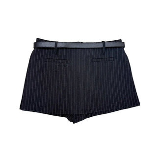 Skort Pinstripe Mini Skirt 3 Sizes