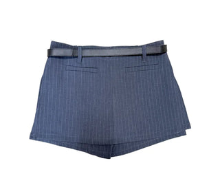 Skort Pinstripe Mini Skirt 3 Sizes