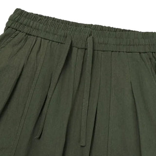 Balloon Pintuck Unisex Wide Jogger Summer Balloon Elastic Pants