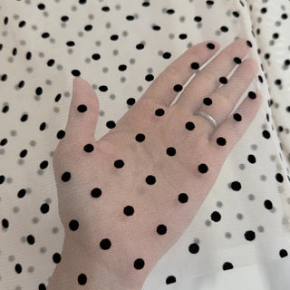 Layered See-through All-Season Dot Domestic Inner Long Sleeve T-shirt