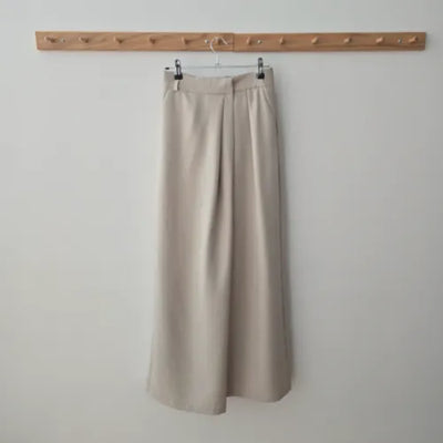 Diagonal Wrap Wide Autumn Slacks Fits Size 77