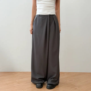 Diagonal Wrap Wide Autumn Slacks Fits Size 77