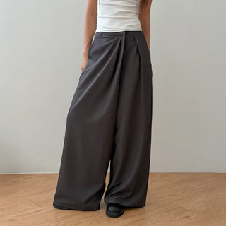 Diagonal Wrap Wide Autumn Slacks Fits Size 77