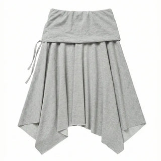 Flynn String Flare Domestic Elastic A-Line Midi Skirt