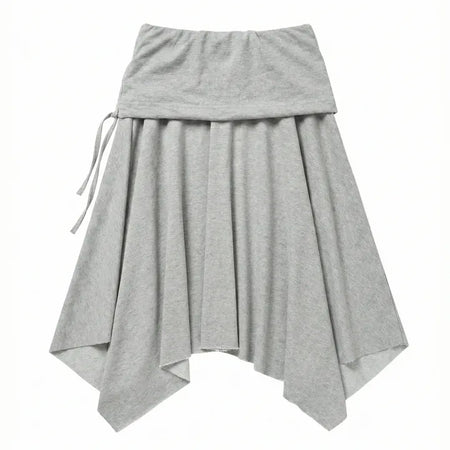 Flynn String Flare Domestic Elastic A-Line Midi Skirt