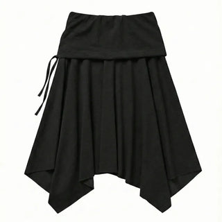 Flynn String Flare Domestic Elastic A-Line Midi Skirt