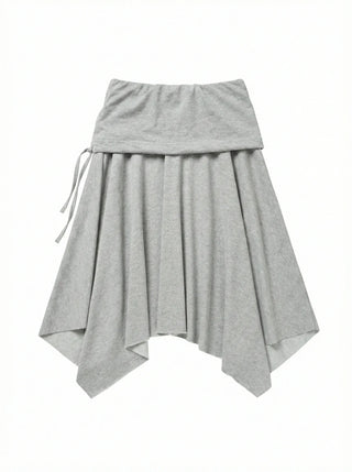 Flynn String Flare Domestic Elastic A-Line Midi Skirt