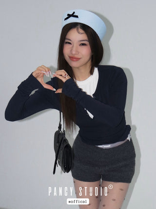 Japanese Retro Cute Bowknot Sailor Hat