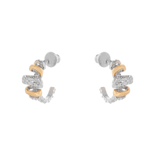 Retro C-ring earrings