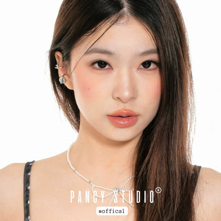 Denim blue ear clip