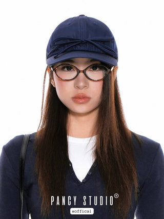 Sweet bow wide brim cap