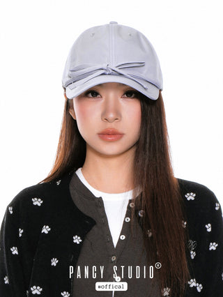 Sweet bow wide brim cap