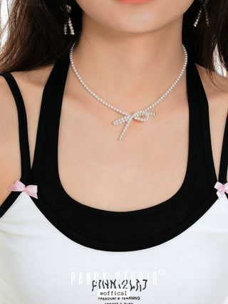 Handmade beaded sterling silver necklace