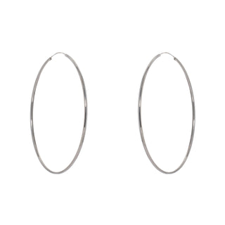 Classic big hoop earrings