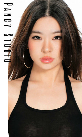Classic big hoop earrings
