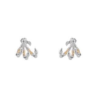 Dragon claw design earrings