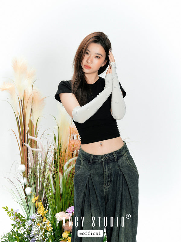 cute butterfly sun protection sleeves