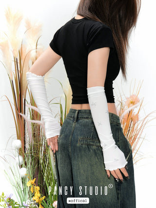 cute butterfly sun protection sleeves