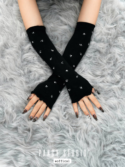 cute cat claw sun protection sleeves