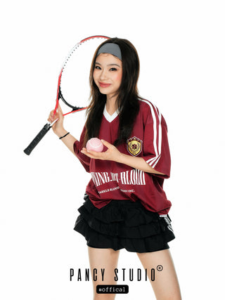 Solid color elastic sports headband