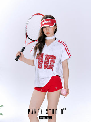 Embroiderd Retro sports hollow hat