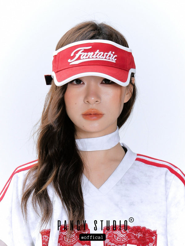 Embroiderd Retro sports hollow hat