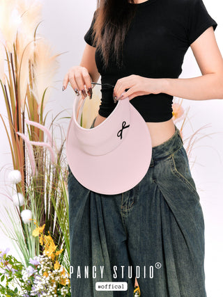 Sweet bow Full face sunshade hat
