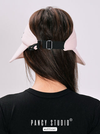 Sweet bow Full face sunshade hat