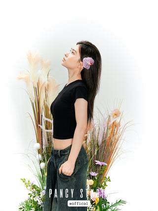 Vivid and free Floral Hairpin