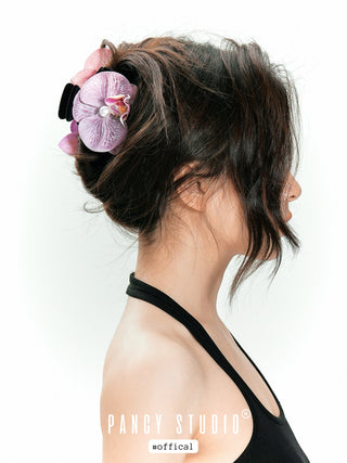 Super Fairy Large Flower Shark Clip